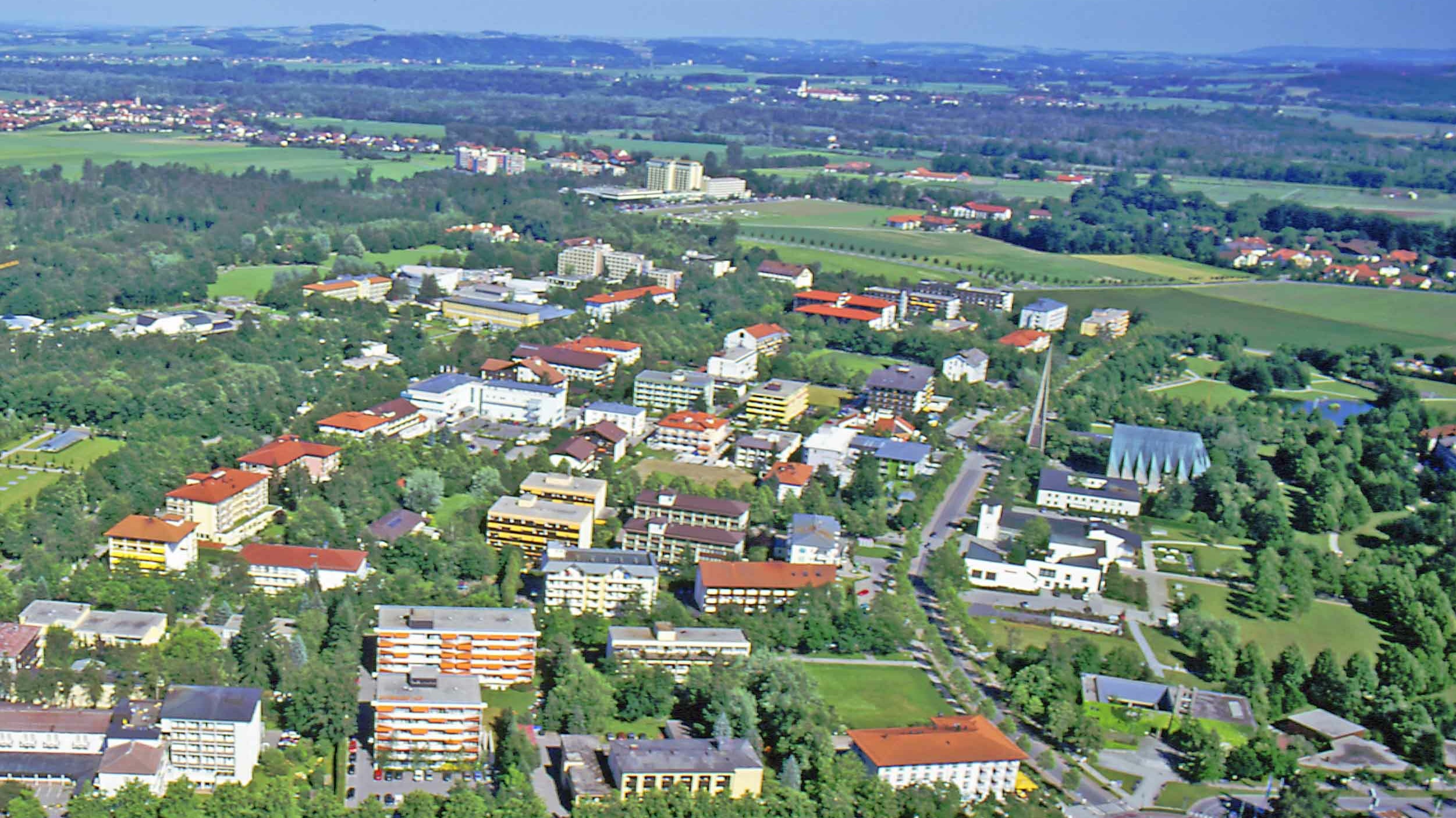 Luftaufnahme von Bad Füssing