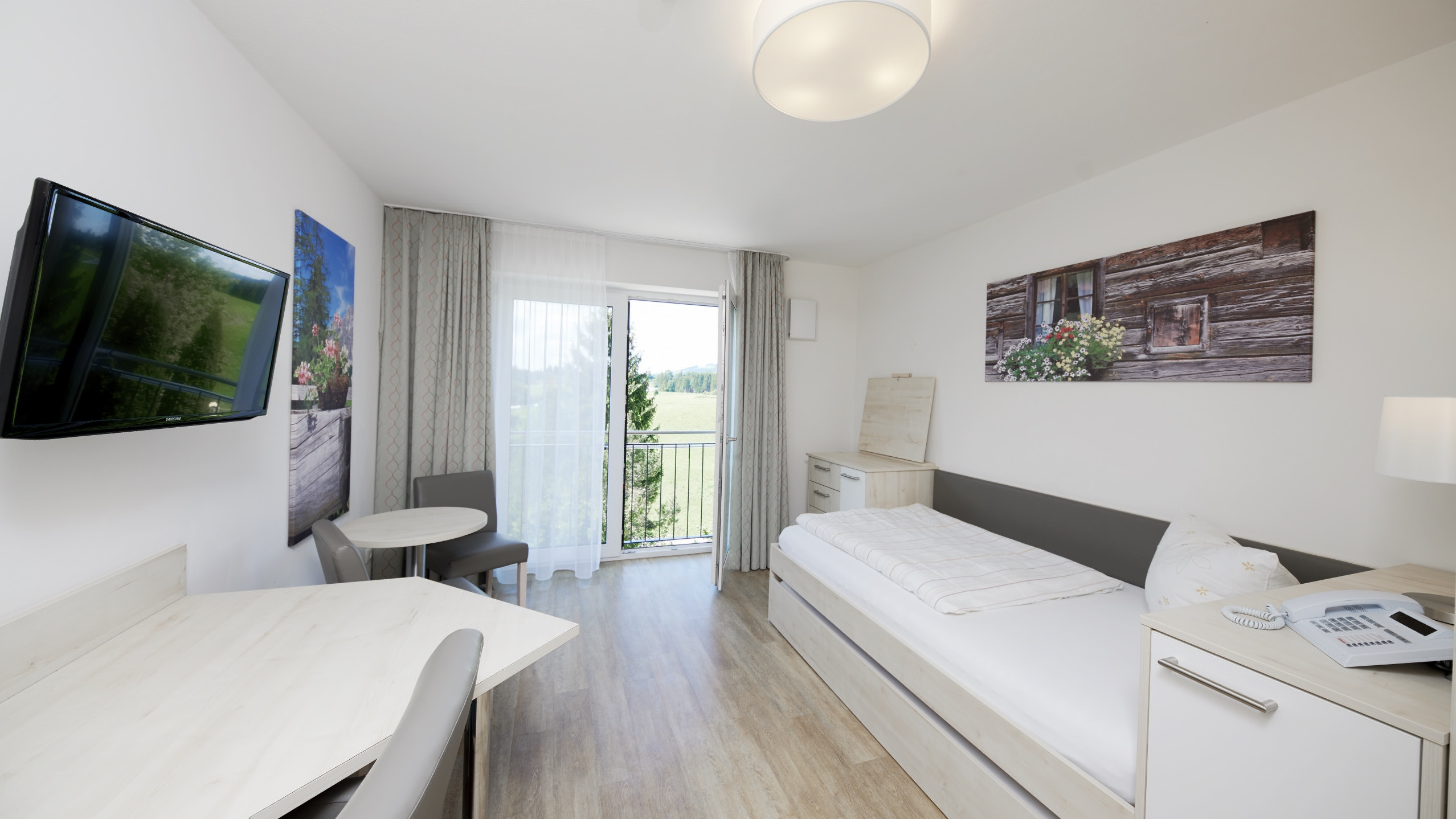Zimmer in der Johannesbad Klinik Königshof in Lechbruch im Allgäu
